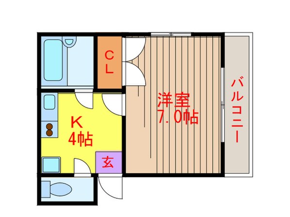 アーバンハイツ大山の物件間取画像